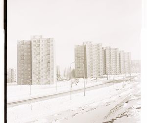 Zielona Góra w zimowej aurze. Czesław Łuniewicz uchwycił zimę kilkadziesiąt lat temu na fotografiach