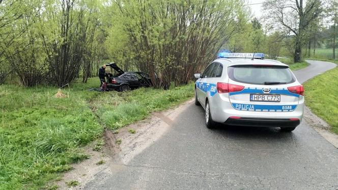 Kierowca BMW zaczął uciekać na widok policji