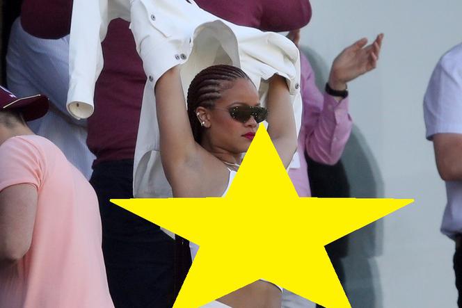 Rihanna na meczu krykieta