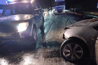 Wypadek na trasie S1 w Podwarpiu