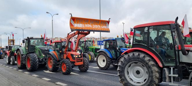 Protest rolników w Lublinie [GALERIA]