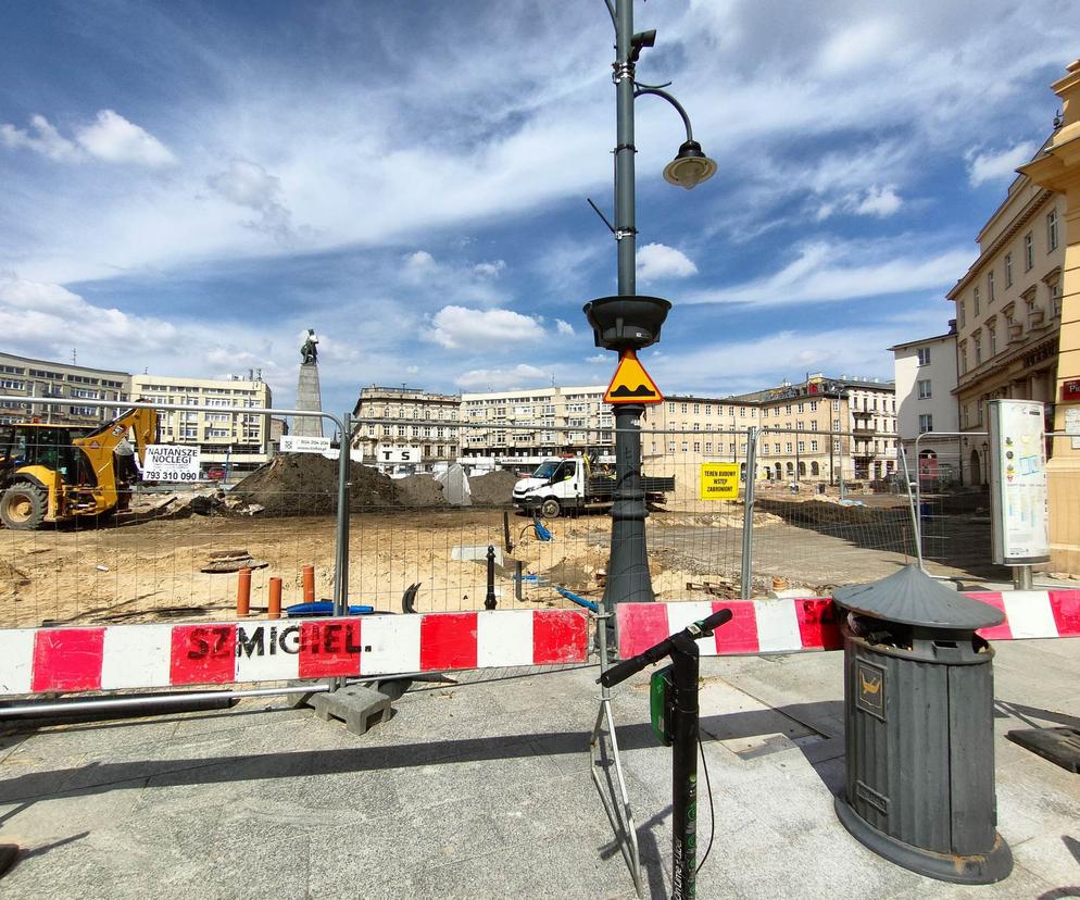 Jeden z większych łódzkich remontów. Jak obecnie wygląda Plac Wolności?