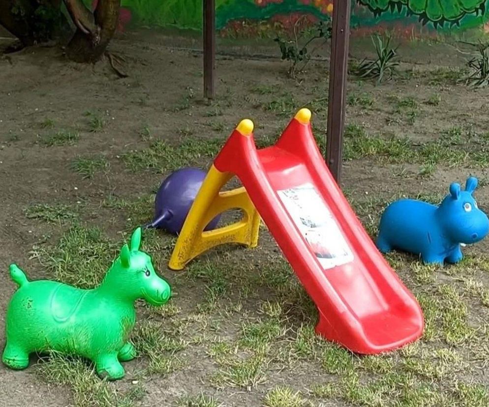 Z otwartego ogrodu społecznego skradziono zabawki dla dzieci