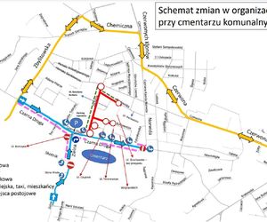 Wszystkich Świętych w Tarnowie. Zmiany w organizacji ruchu przy tarnowskich cmentarzach