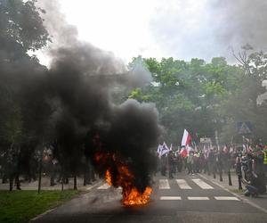 Protest w Warszawie 