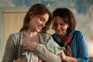 	M jak miłość odc. 1869. Franka (Dominika Kachlik), syn Antoś, Marysia (Małgorzata Pieńkowska)