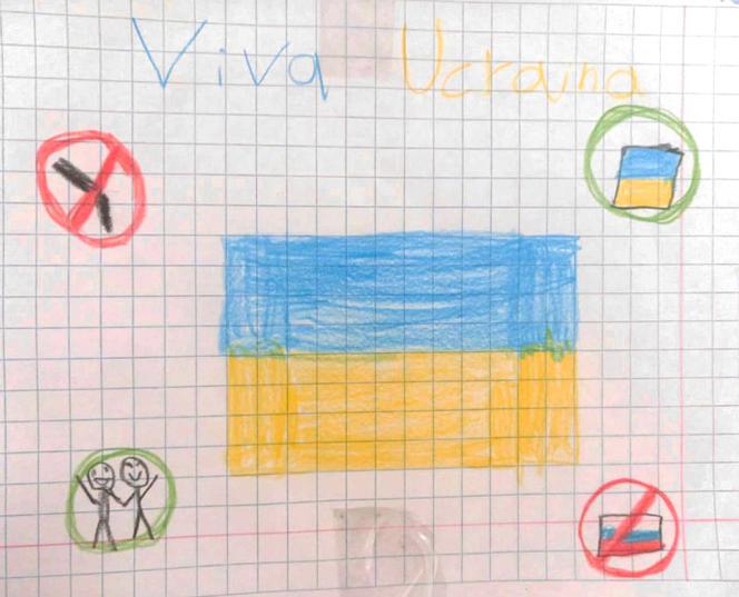 Jak ukraińskie dzieci widzą wojnę? Wstrząsające rysunki z oblężonej Ukrainy 