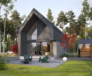 Małe stodoły - 10 projektów do 70 m2 na zgłoszenie. Modny styl w wersji mini