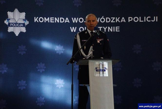 Nowy Komendant Wojewódzkiej Policji w Olsztynie. Kto zastąpił mł. insp. Pawła Krauza?