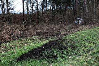 Fatalny wypadek pod Sulęciniem. Auto doszczętnie rozbite