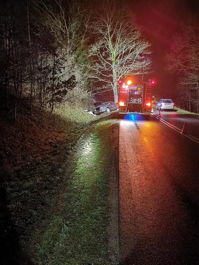 Wypadek w miejscowości Piaski (gm.Barwice)