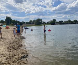 Upał nad Zalewem Kraśnickim