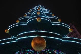 Choinka już rozświetlona. Jak Wam się podoba?