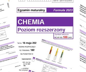 Matura chemia 2025 ODPOWIEDZI rozwiązania arkusza CKE - PDF lub JPG