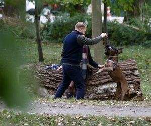 Jacek Ozdoba odpoczywa z żoną po ślubie
