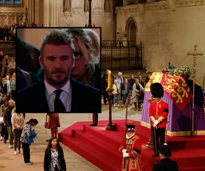 David Beckham czekał kilkanaście godzin, by pożegnać królową Elżbietę II. Z trudem powstrzymywał łzy!