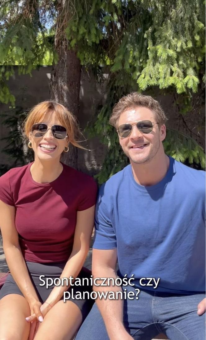 M jak miłość. Kama (Michalina Sosna), Marcin (Mikołaj Roznerski)