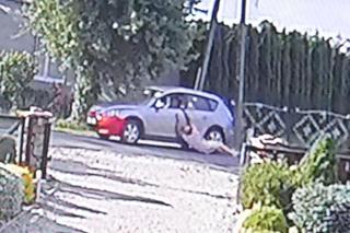 Ciągnął pana Romana za autem przez kilometr! Policja zatrzymała kierowce mazdy