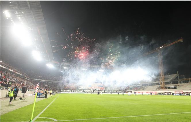 Górnik Zabrze kontra Lech Poznać 0:0 na stadionie w Zabrzu