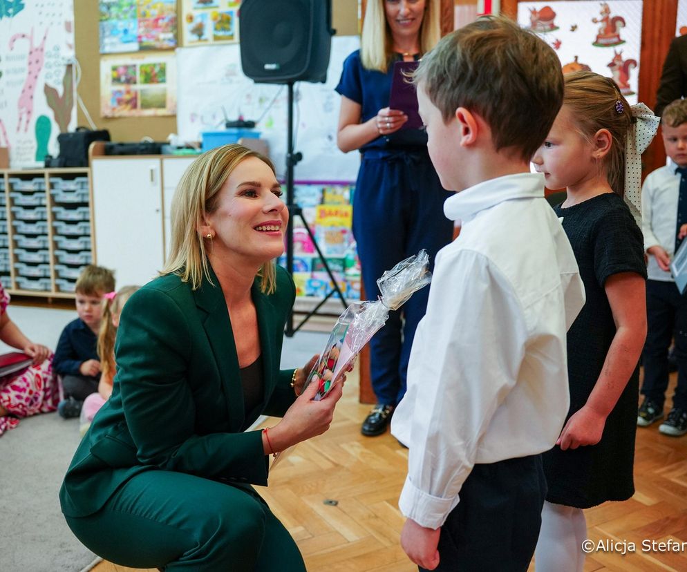 Marta Nawrocka czyta Misia Uszatka