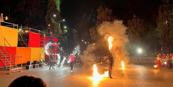 Lublin żegna się z tytułem Europejskiej Stolicy Młodzieży. Na pożegnanie efektowny fire show