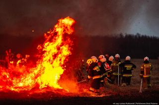 Pożar w Biebrzańskim Parku Narodowym - 30.03.2025