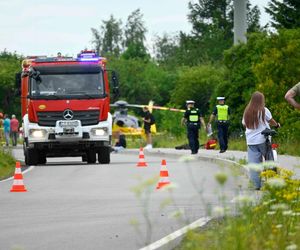 Wypadek nastolatków na hulajnodze