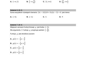 Matura poprawkowa 2025- FORMUŁA 2015