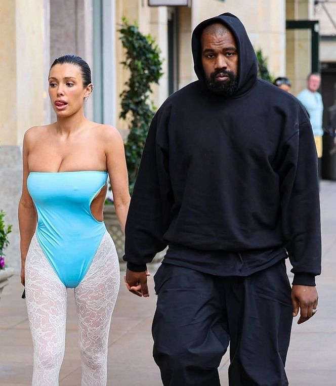 Dopiero co pękał z dumy obok rozgogolonej żony na gali. I już Kany West zapłaci Biance Censori 5 milionów za rozwód!