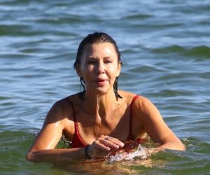 Anna Popek pracuje w zimnym morzu