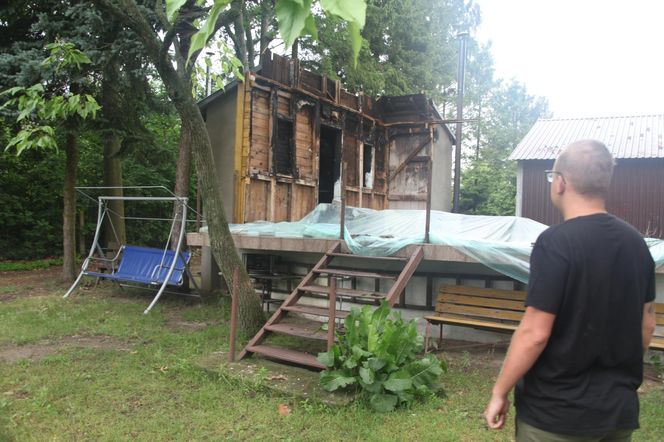 Podpalacz  grasuje pod Siedlcami