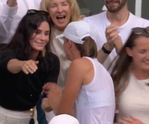 Iga Świątek, Courteney Cox