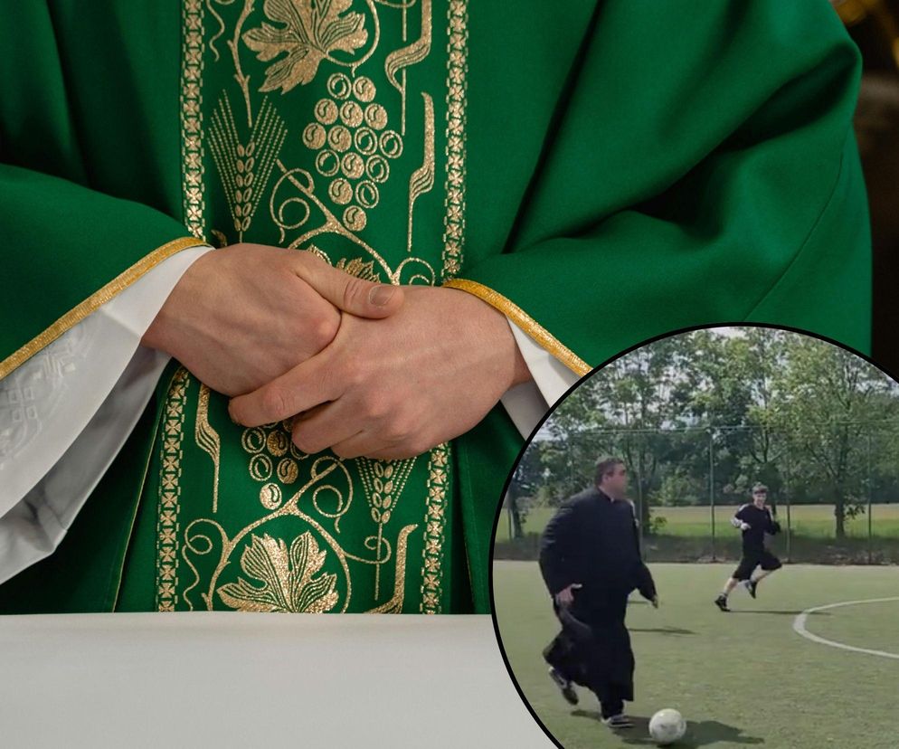Ksiądz spod Radomia podbija TikToka. Filmik z boiska zdobył miliony wyświetleń