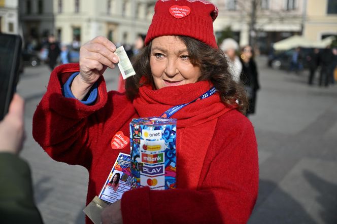 Tak Anna Dymna kwestuje na rzecz WOŚP