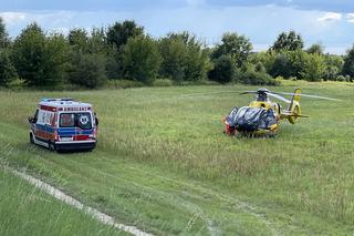 Koszmar w Łomiankach. Mężczyzna zmarł na dachu domu 