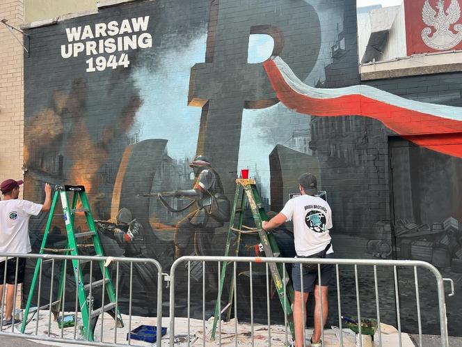  Nowy powstańczy mural zachwyci na Greenpoincie