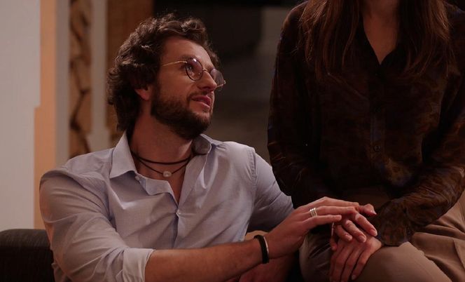 	M jak miłość odc. 1856. Kasia (Paulina Lasota), Mariusz (Mateusz Mosiewicz)