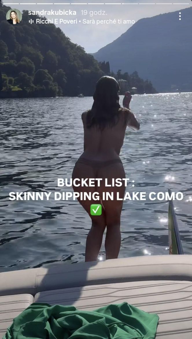 Sandra Kubicka na włoskich wakacjach