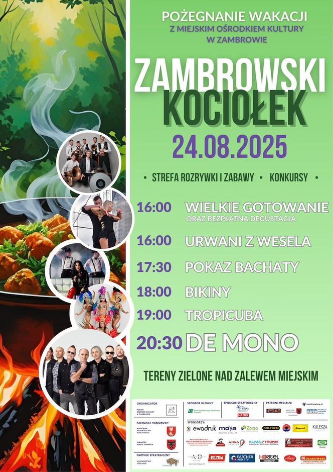 Zambrowski Kociołek na pożegnanie wakacji 2025. Sprawdź, co będzie się działo!