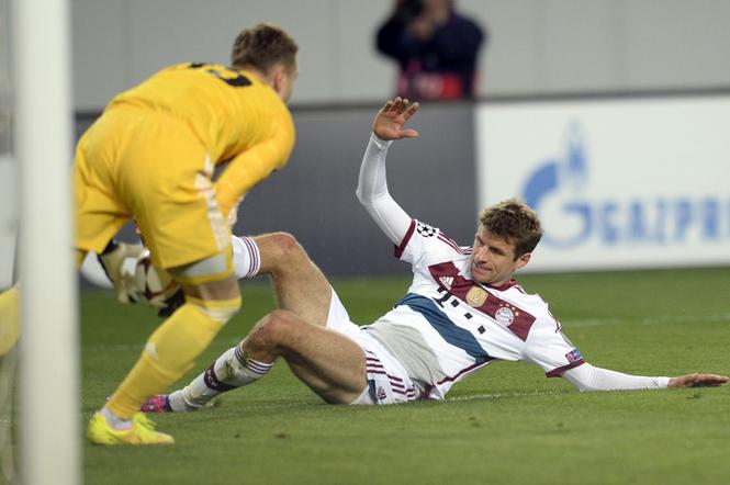 Thomas Mueller, Igor Ankinfiejew, CSKA - Bayern