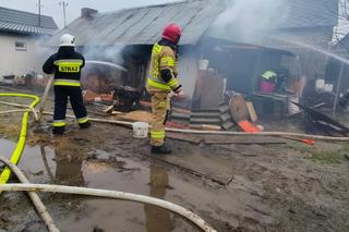 Lubelskie: Nie wszystko udało się uratować przed ogniem. Winne było zwarcie instalacji elektrycznej