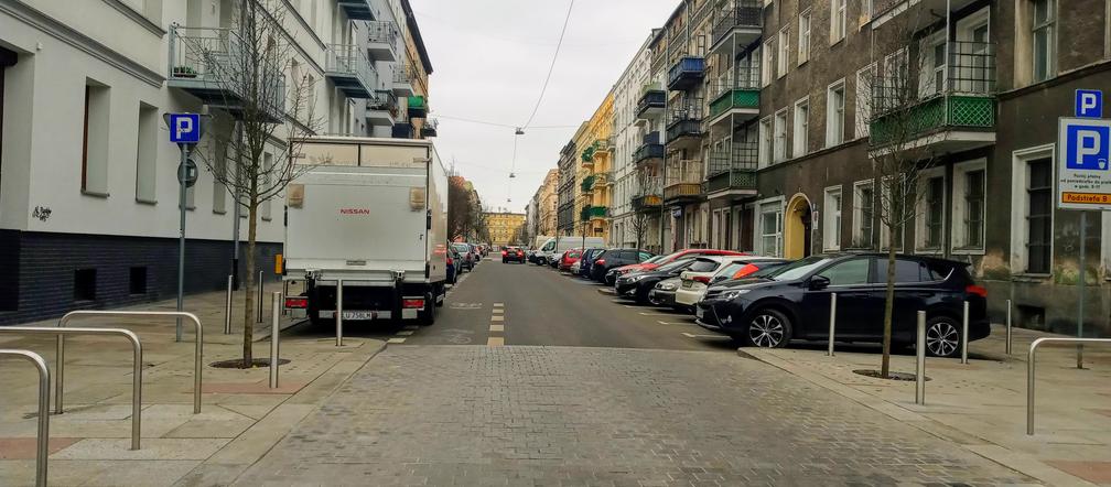 Przebudowa ulic w centrum Szczecina - marzec 2021
