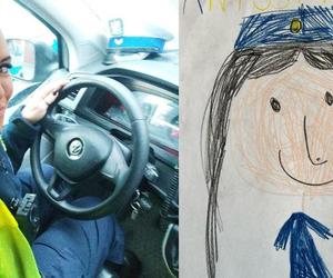 Dzieci z przedszkola narysowały policjantów. Znaleźliśmy ich pierwowzory w gliwickiej policji! 