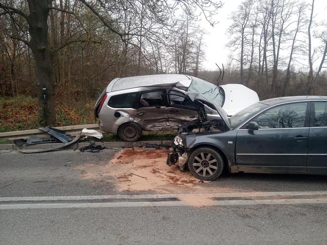Wypadek na drodze Pawłów - Dąbrowa
