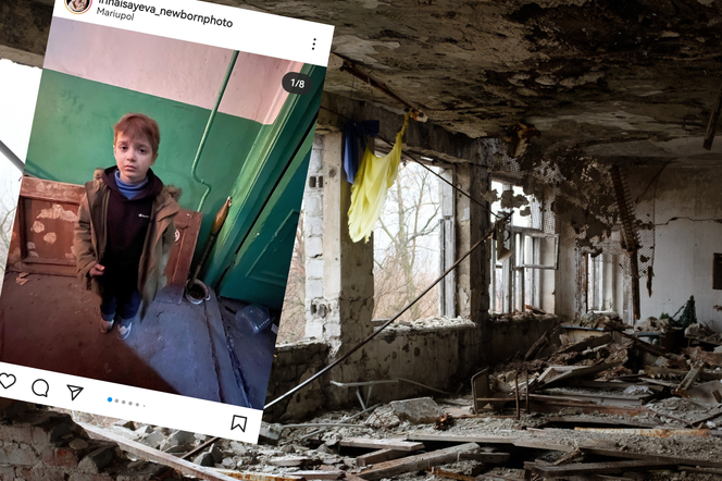 Siedmiolatek z Mariupola dziękuje Rosjanom za zniszczenie domu. 