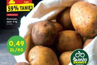 Ziemniaki 0,49 zł/kg