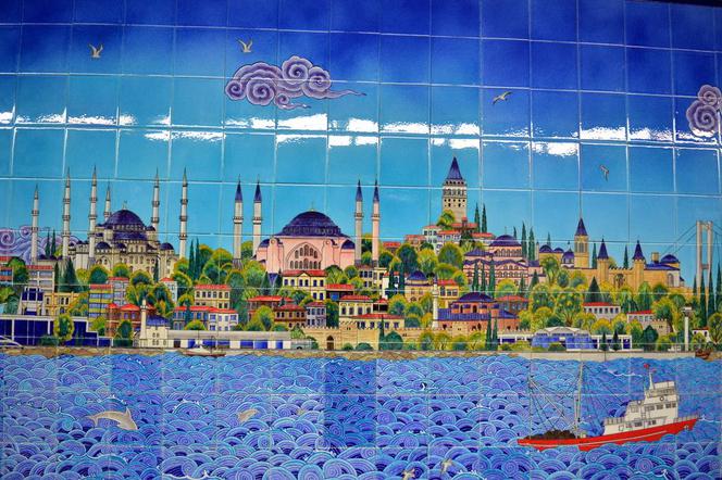 Mozaika od Turcji na stacji metra