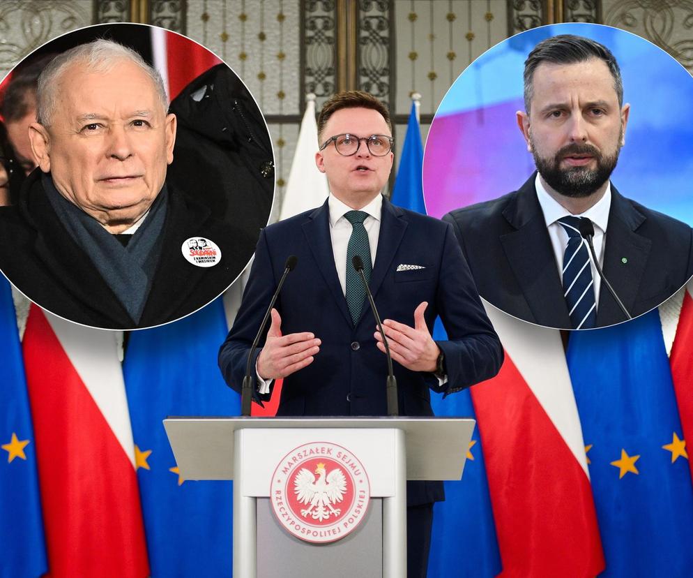 Kaczyński, Hołownia i Kosiniak