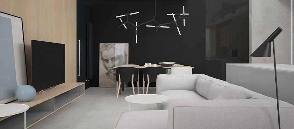 Projekt wnętrz w stylu minimalistycznym