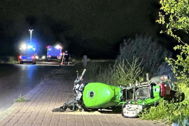 Wjechał motocyklem w łosia! Wielka tragedia, 18-latek nie miał szans